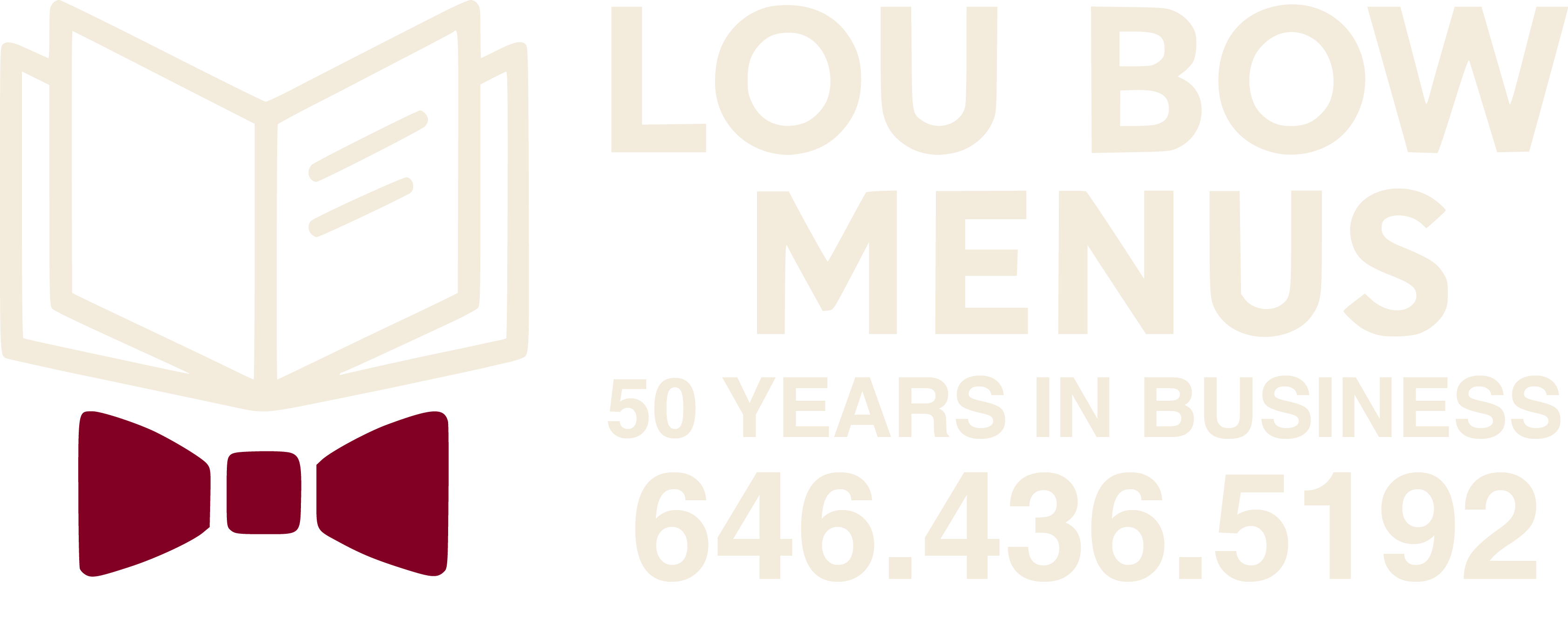 Lou Bow Menus